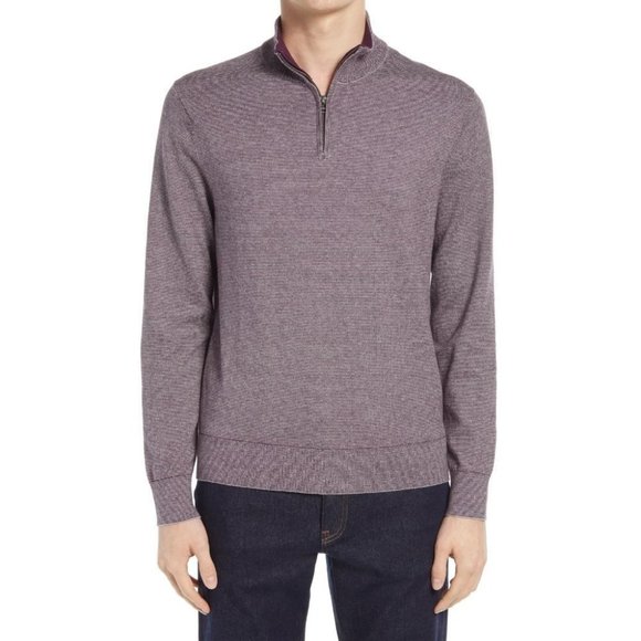 Bonobos Other - Bonobos 1/4 Zip Mock Neck Sweater